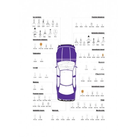 CARPRISS Lámpara bombilla H11 79789245