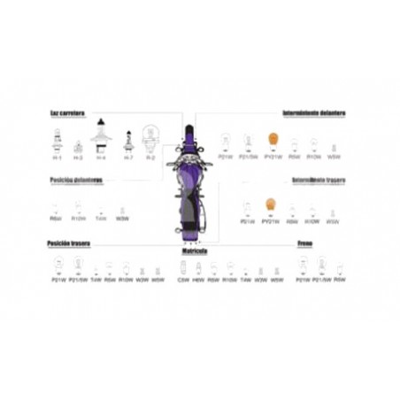 CARPRISS Lamp bulb W21/5W T20 79789294