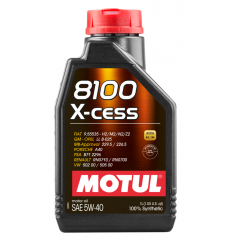 MOTUL Engine Lubricant Oil 8100 X-CESS 5W40 1L 102784