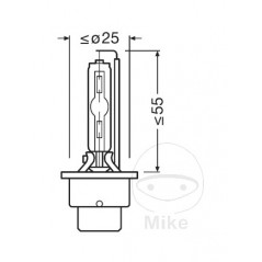 OSRAM Bombilla para coche 35W D4S NIGHT BREAKER LASER 220 XENARC 1590362