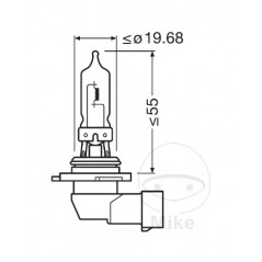 OSRAM Bombilla para coche HB3 12V 60W DUOBOX COOL INTENSO NEXT GEN 1590399