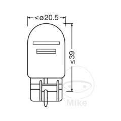 OSRAM Car bulb 12V 21/5W W3X16Q 2 PS JMP 1590148 W21/5W 1590393