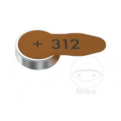 VARTA Hearing Aid Battery 312 6 Pieces BLI PR41 1.45V 1560156