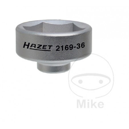 HAZET Llave hexagonal para filtro de aceite compatible con varios modelos 36 MM BMW VW LUPO 1.2 TDI 99 HAZT 6140131