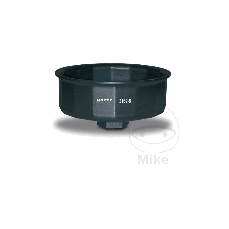 HAZET Llave filtro de aceite dieciseis bordes del kit 86 MM 6141733