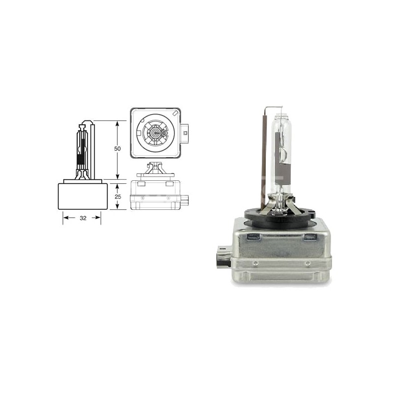 CARPRISS XENON D1R 85V 35W (1U) Discharge Lamp Bulb 70721102