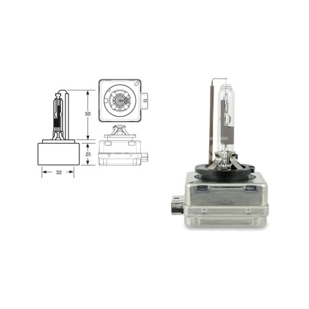 CARPRISS XENON D1R 85V 35W (1U) Discharge Lamp Bulb 70721102