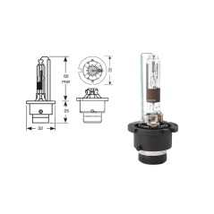 CARPRISS XENON D4R 42V 35W (1U) Discharge Lamp Bulb 70721108