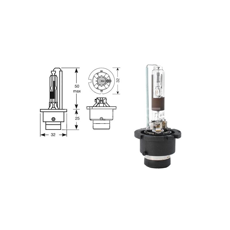 CARPRISS XENON D4R 42V 35W (1U) Discharge Lamp Bulb 70721108