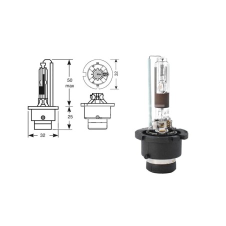 CARPRISS Lámpara bombilla descarga XENON D4R 42V 35W (1U) 70721108