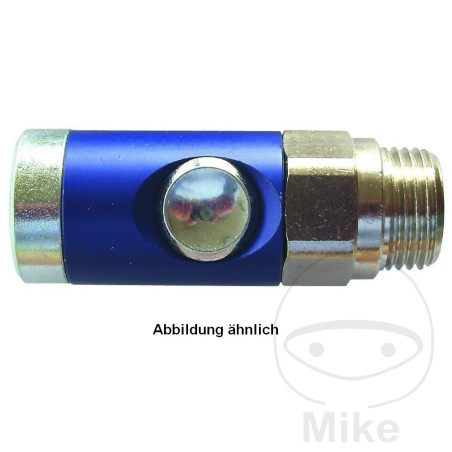 compressed air safety hook external thread release button 1/4