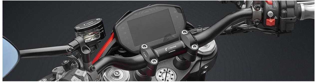 Motorcycle specific handlebar risers - Mototic