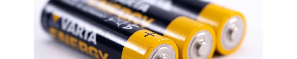 Pilas y baterías recargables: alcalina, litio, USB | Autotic