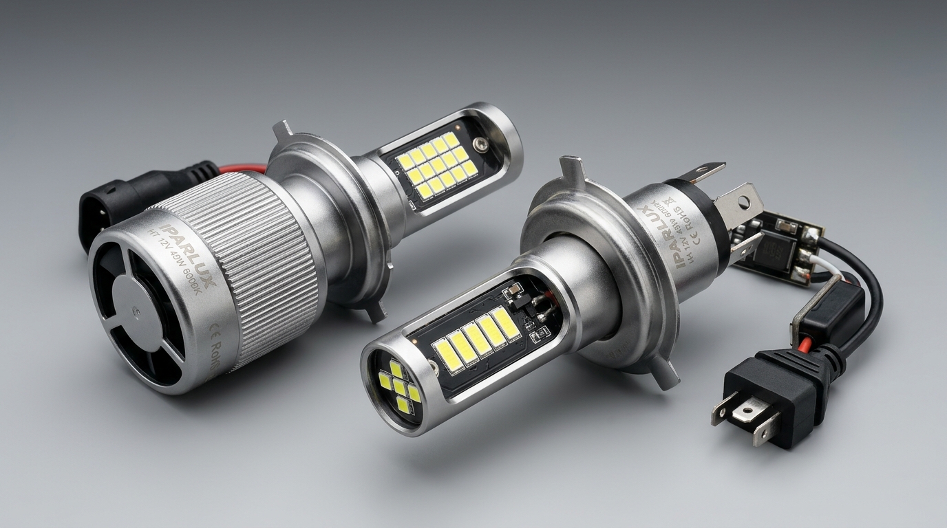 Lámparas faros coche H7, H4, H1 y LED: legalidad ITV 2026 y cómo cambiarlas