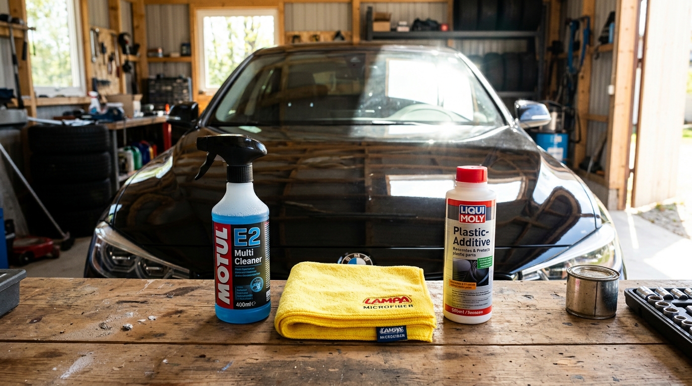 Limpieza coche detailing 2026: shampoo, descontaminante, cera y microfibra