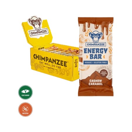 barrita energética vegetarian / gluten free  15x55 g - cashew caramel