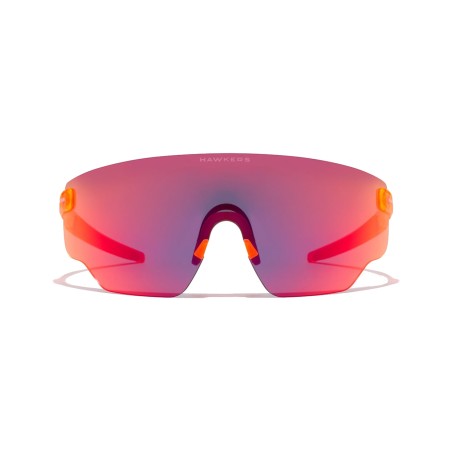 speed design glasses in fluorescent orange and ruby tones fluor orange ruby