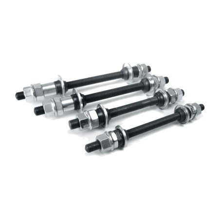 complete rear wheel axle 9.5 mm