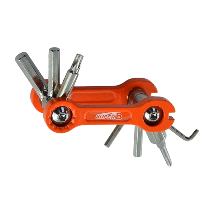 SUPER B TOOL, MULTI-FUNCTION FORGED 9 TOOLS BICYCLE TB-9855