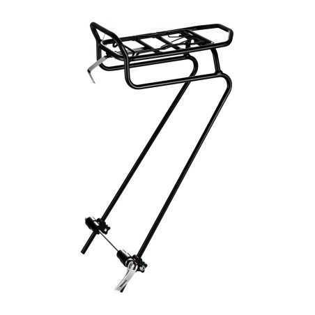 rack frontal ajustável em alumínio ostand para bicicletas de 24 a 28 polegadas com carga máxima de 10 kg