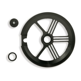 V BIKE PROTECTOR, PLATE (46/48) TEETH BLACK BICYCLE 345