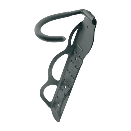 wall bicycle hanger hook with wheel attachment and anti-scratch rubber cover - maximum load 20kg