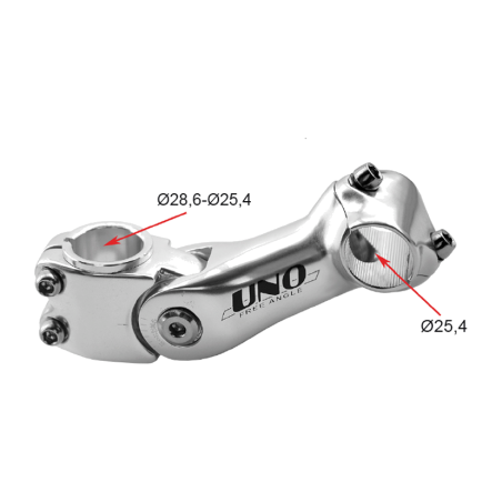 kalloy mtb/city uno adjustable handlebar stem: lightweight and easy to install