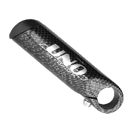 KALLOY UNO HORNS, HANDLEBAR EXTENSIONS STRAIGHT SILVER 900
