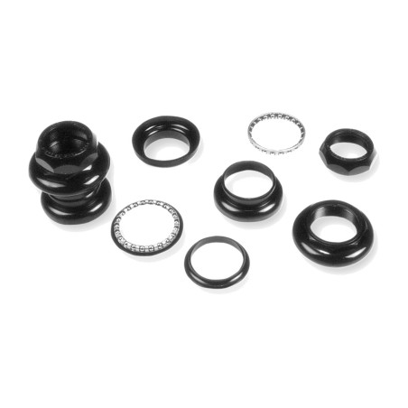 black 1 inch bicycle thread headset set v bike