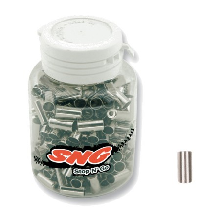 sleeve, cable ø5 reinforced silver bicycle