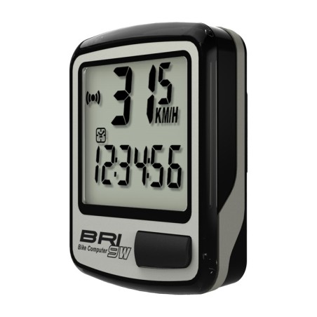 cyclocomputer, odometer, echowell new bri9w, 9 functions, wireless