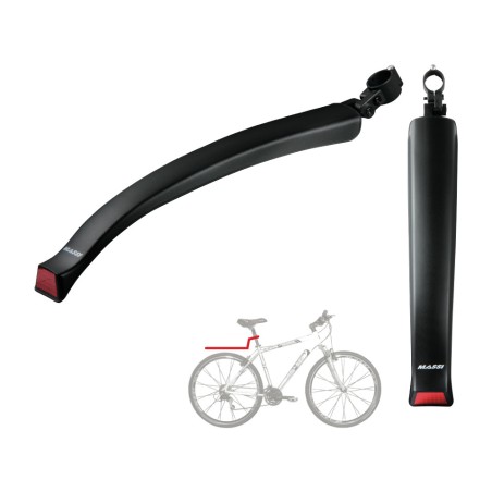 massi cm 303 rear bicycle fender with fixation on seatpost or bridge
