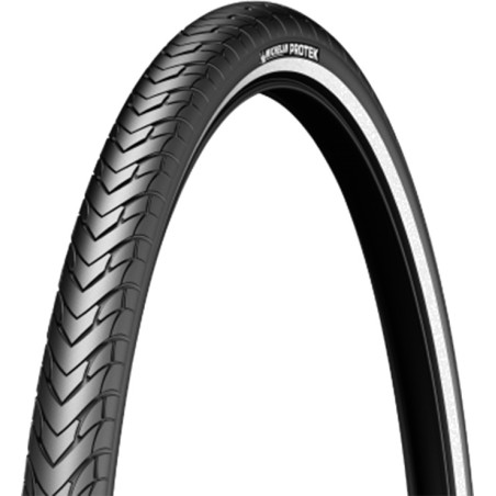 cubierta neumático reflectante 700x40c protek michelin para ciudad y pista