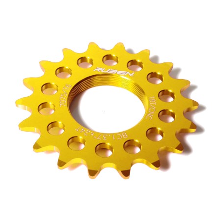fixed sproket fixie 14 dientes color oro