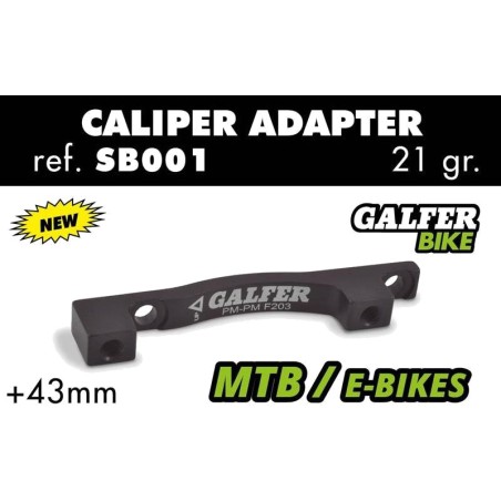 radial postmount +40mm d brake caliper adapter - all mountain specialty