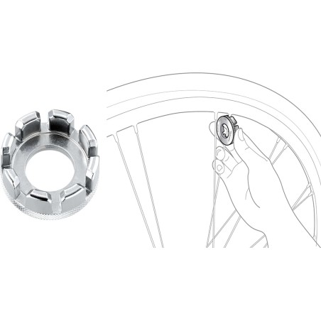 llave de radios multispoke