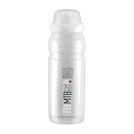 elite fly mtb logo bottle bottle - cap with push-pull valve, variable thickness technology and capacity of 750 ml