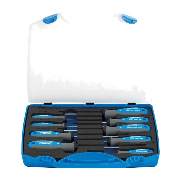 UNIOR 9-piece flat screwdriver kit 360226