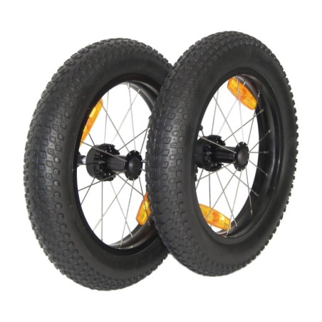 wheel set for axle trailers 16x3" push button