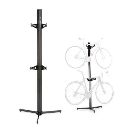 separate storage rack for 2 bikes velo cache