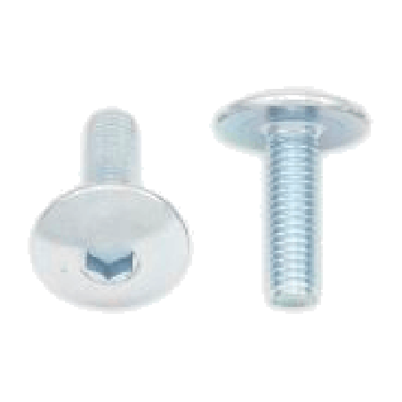 ruuvit, joissa on litteä pyöreä kanta m5 x 0.80 x 16 mm