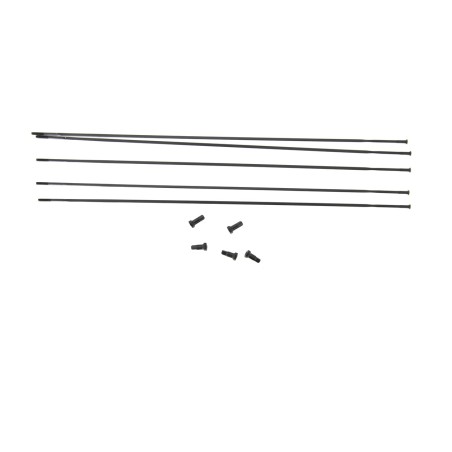 sada 5 špíc + nipla roubaix 276mm