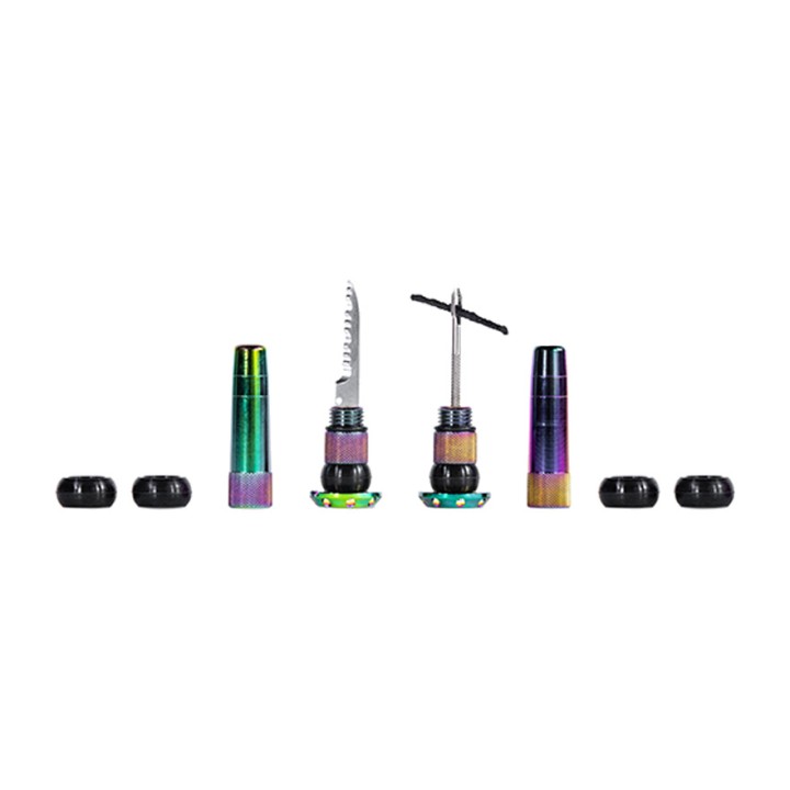 MUC-OFF Puncture repair wicks kit integrated into the