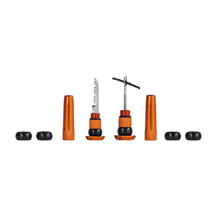 MUC-OFF Puncture repair wicks kit integrated into the