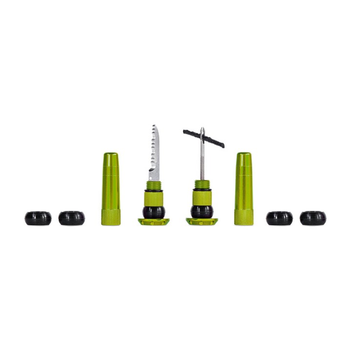 MUC-OFF Kit de mechas para reparo furos integrado ao guiador