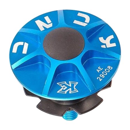 tampa da direção com aranha aheadset cap kit 1-1/8