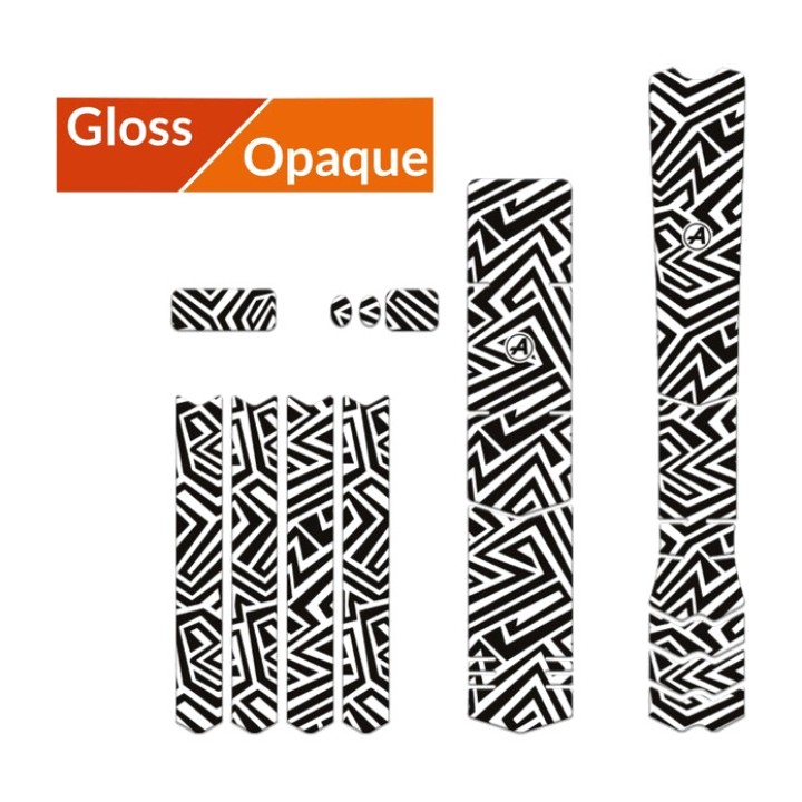 ALGIS Bicycle frame protection sticker kit LINES 1109895VAR