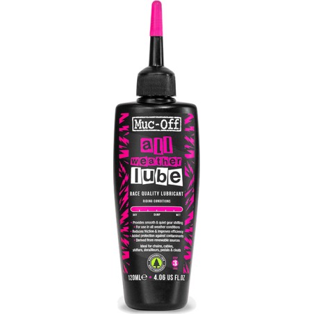 aceitera lubricante cadena clima seco/humedo 120 ml (all weather lube)