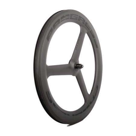 bicycle front wheel a-7f 3-spoke carbon