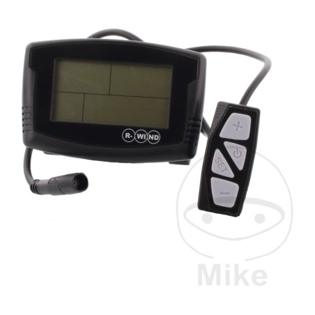 fietscomputer met afstandsbediening lcd